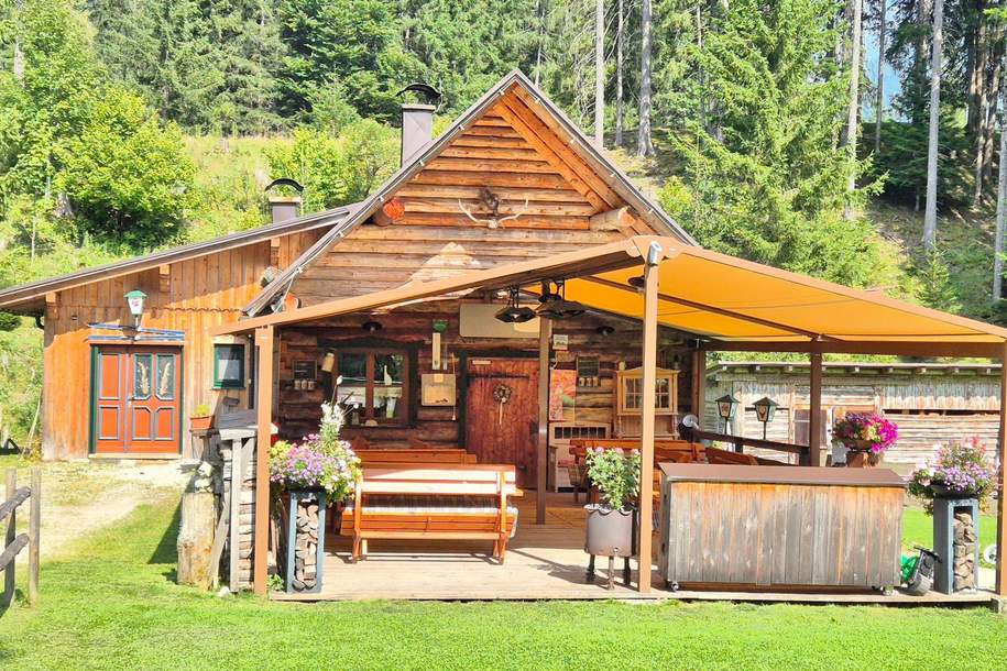 Bad Mitterndorf: Almhütte!! auf Eigengrund mit Nebengebäuden, Gewerbeobjekt-kauf, 699.000,€, 8983 Liezen