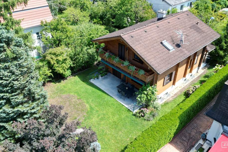Wohnen in seiner schönsten Form: Chalet-Flair & Ruheoase im Grünen Hietzing | ZELLMANN IMMOBILIEN, Haus-kauf, 1.150.000,€, 1130 Wien 13., Hietzing