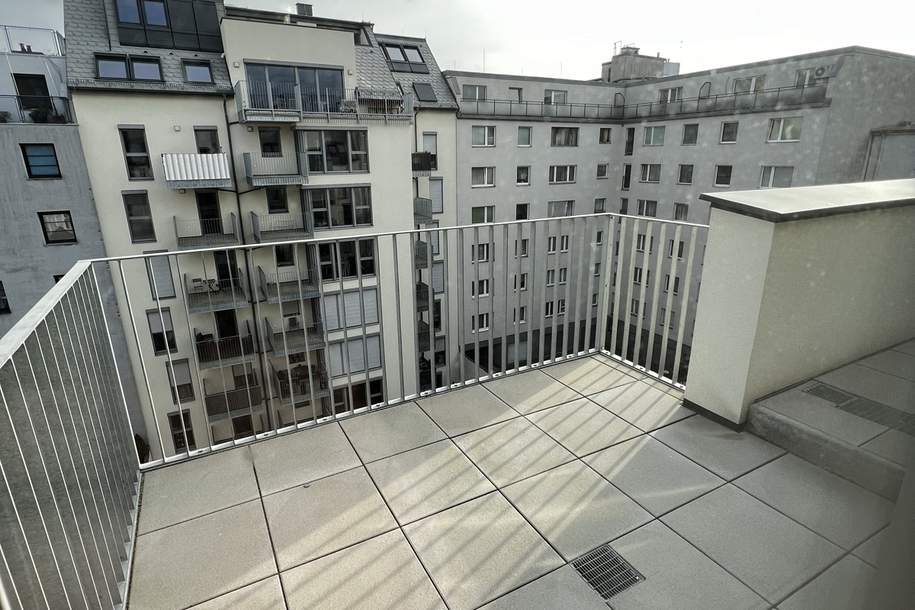 Wohnen mit Mehrwert – 2 Zimmer, Terrasse &amp; Balkon zum Entspannen in zentraler Lage, Wohnung-miete, 895,01,€, 1100 Wien 10., Favoriten