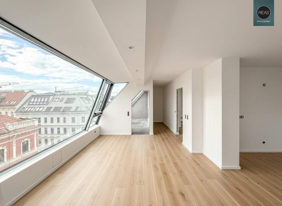 Erstbezug: Luxuriöse Dachgeschoss - Maisonette Wohnung mit Terrasse in Währinger Toplage! Klimatisiert, Smart-Home!