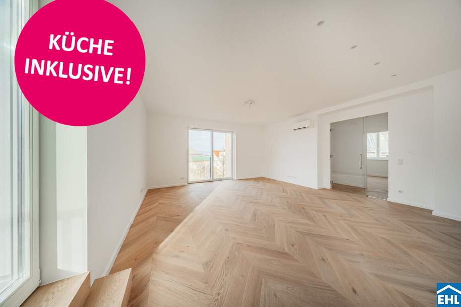 Exklusives Dachgeschossjuwel nahe Alois-Drasche-Park – Erstbezug mit großzügiger Terrasse! - jetzt inklusive Küche!, Wohnung-kauf, 1.390.000,€, 1040 Wien 4., Wieden