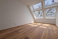 OPEN HOUSE 27.2.! Wohnen über den Dächern: Exklusive 3-Zimmer-Dachgeschosswohnung mit großer Dachterrasse im Erstbezug!