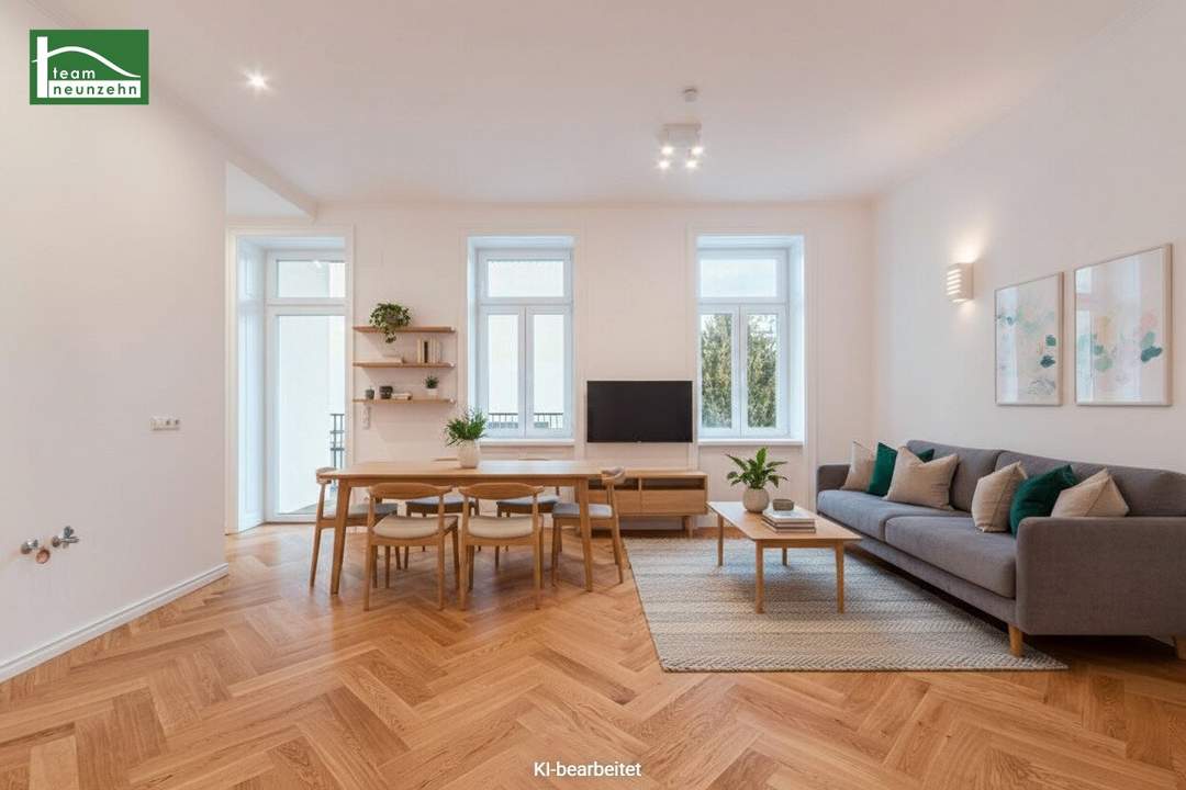 Wunderschöner Altbaustil. Hochwertigst sanierte Erstbezugswohnung mit guter Anbindung - JETZT ANFRAGEN