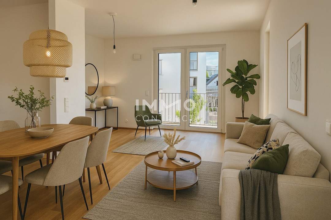 Provisionsfrei: Erstbezug in Top Lage (U1 Leopoldau Nähe) - 2 Zimmer von der Sonne geküsst
