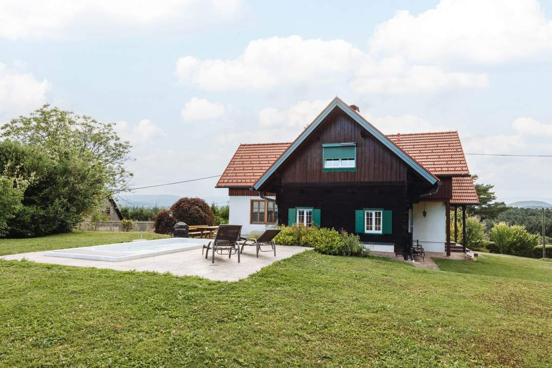 Hitzendorf: Ihr privates Paradies vor den Toren von Graz: Charmantes Kellerstöckl mit exklusivem Swim-Spa &amp; großem Grundstück!