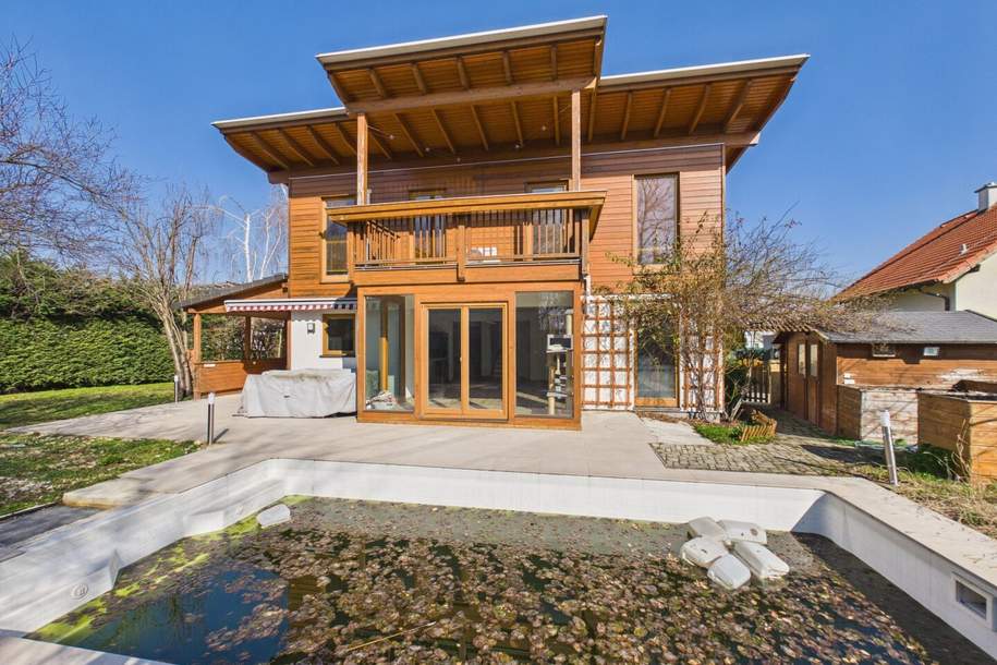 Idyllisches Einfamilienhaus in Gänserndorf: 5 Zimmer, Pool, Balkon &amp; mehr!, Haus-kauf, 575.000,€, 2230 Gänserndorf