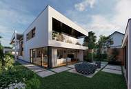 Rohbau einer Luxusvilla in beliebter Siedlungslage