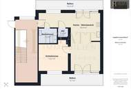Moderne Dachgeschosswohnung mit großzügigen Terrassen in Mannersdorf für Anleger
