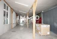 Große Lagerhalle auch beheizbar und Nebentrakt mit 740 m² Nutzfläche (Einfahrtstor 350x470) Industrieboden.