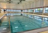 Gartenwohnung mit unverbaubarem Waldblick - unbegrenzter Nutzung von Hallenbad, Sauna, Turnsaal