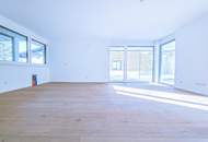 Ruhelage sogar in Schönberg: Prächtige 3-Zimmer-Neubauwohnung mit 90 m² großem Garten und Terrasse