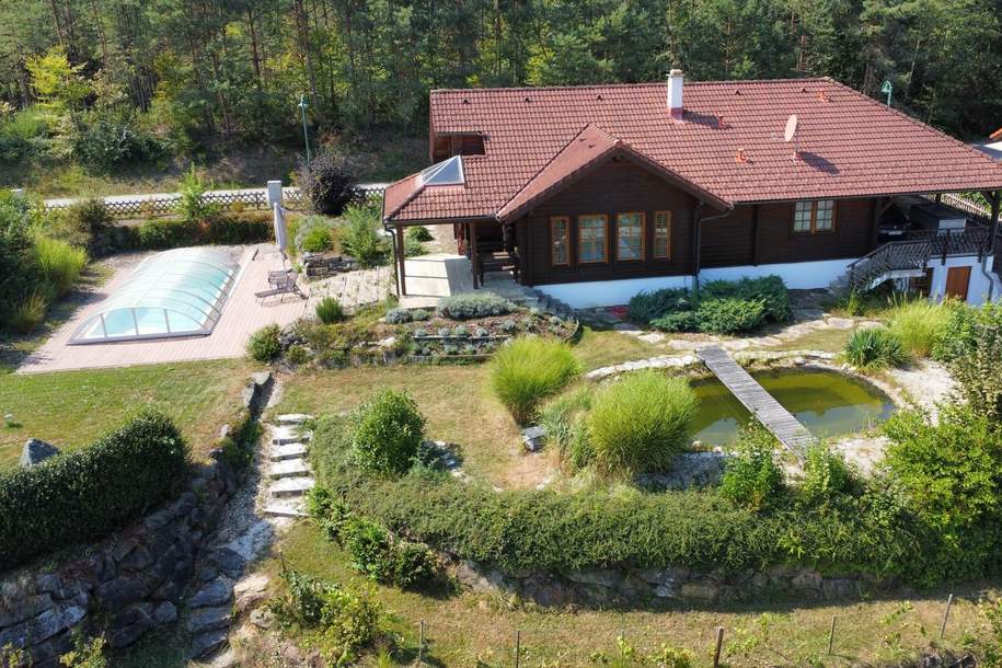 Haus in Ruhelage am Waldrand mit Swimmingpool und Teich, Haus-kauf, 460.000,€, 8293 Güssing