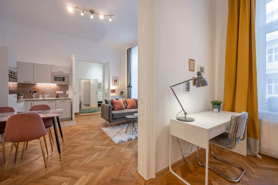 Altbau-Cityapartment komplett hofseitig &amp; ruhig|sofort bezugsfertig | 3 Zimmer, Wohnung-kauf, 837.500,€, 1010 Wien 1., Innere Stadt