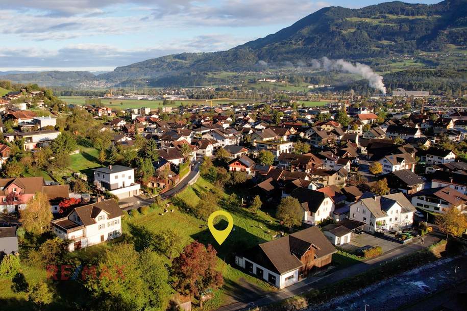 Natur, Aussicht und Lebensqualität - leistbares Grundstück in Nenzing, Grund und Boden-kauf, 225.000,€, 6710 Bludenz