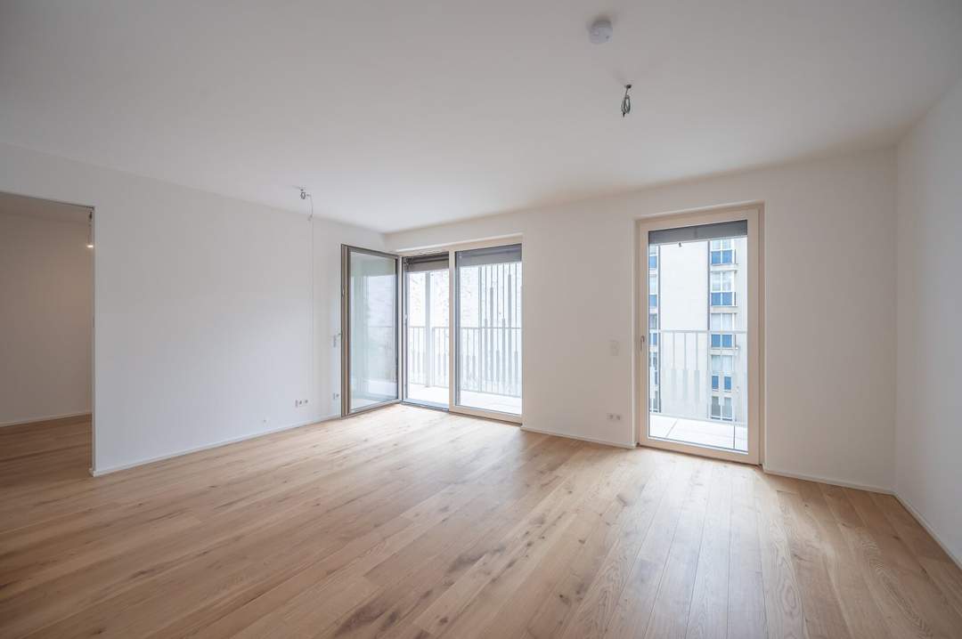 ++NEU++ Sensationelle 2 Zimmerwohnung, Erstbezug mit Balkon, gänzlich hofseitig! Top 8