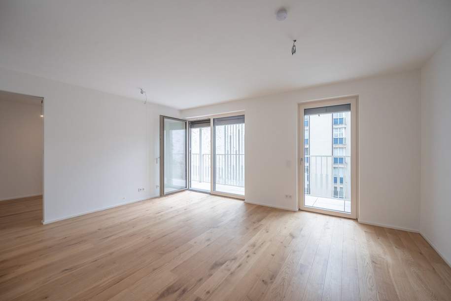 ++NEU++ Sensationelle 2 Zimmerwohnung, Erstbezug mit Balkon, gänzlich hofseitig! Top 8, Wohnung-miete, 1.335,00,€, 1090 Wien 9., Alsergrund