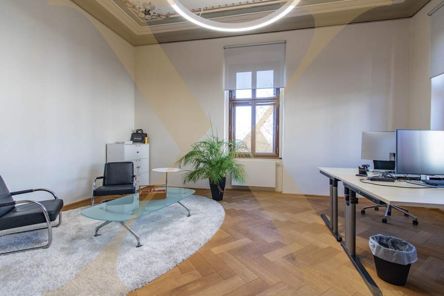 Beeindruckende Bürofläche im Palais Löwenfeld in Linz/Kleinmünchen zu vermieten!, Gewerbeobjekt-miete, 2.401,17,€, 4020 Linz(Stadt)