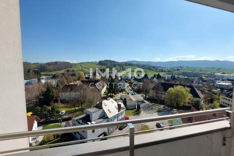 Moderne 2-Zi-Wohnung mit Loggia in 9. OG in Steyr – Miete, Wohnung-miete, 489,64,€, 4400 Steyr(Stadt)