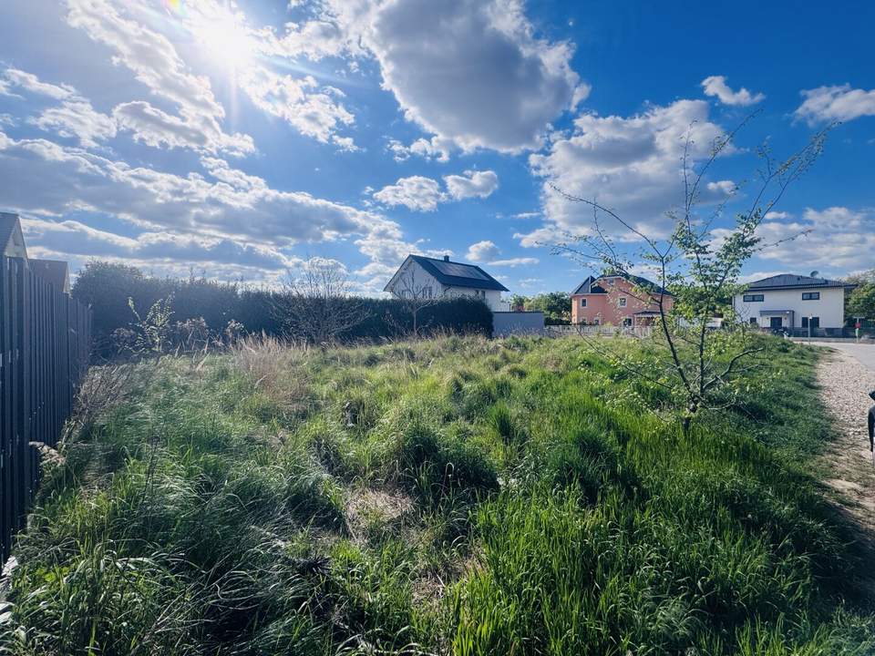 TRAUMGRUNDSTÜCK IN STRASSHOF - SONNIG, RUHIG, ZENTRAL