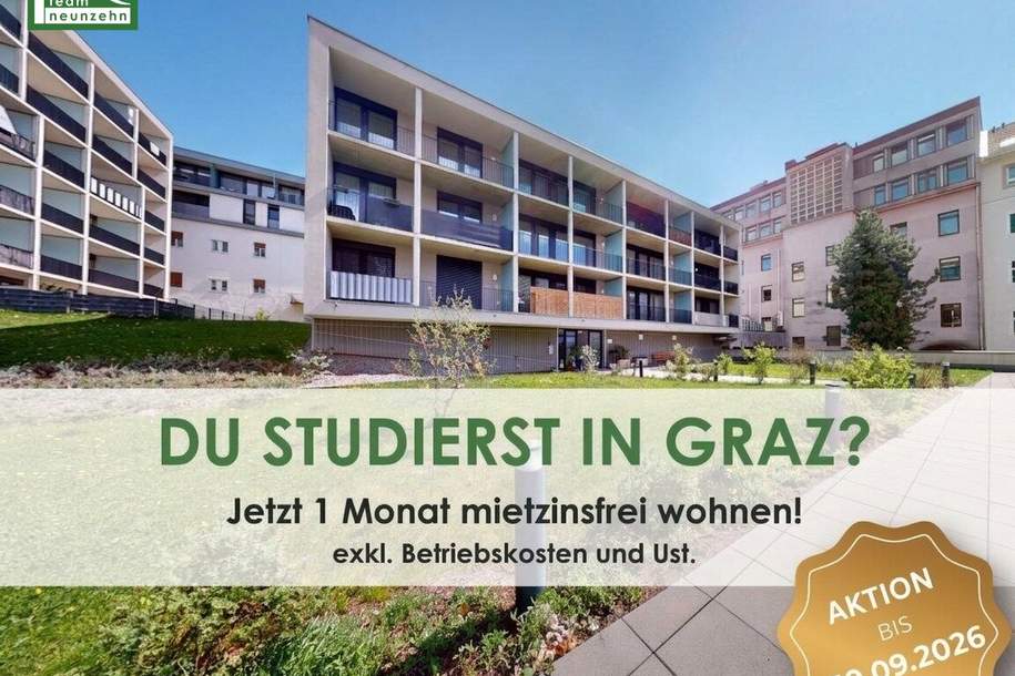 Daheim in Graz - Ihr neues Zuhause mit Wohlfühlfaktor, Wohnung-miete, 599,00,€, 8020 Graz(Stadt)