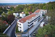 BESTE AUSSICHT - FREIFLÄCHE überdacht - moderne 2 Zimmerwohnung in neu errichteter Wohnanlage mit Lift, Tiefgaragenplatz, Zentralheizung