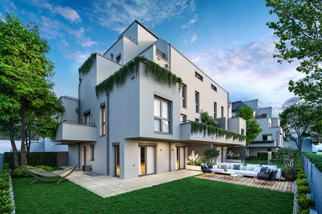 Anlage/Vorsorgewohnung: Klimaaktiv-zertifiziert, ca. 101m2 Freifläche, niedrige Betriebskosten, hauseigene Tiefgarage!