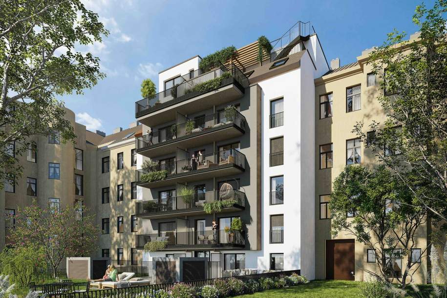 Die Symbiose - Leben zwischen Stadtgefühl und Rückzug, Wohnung-kauf, 390.039,€, 1140 Wien 14., Penzing