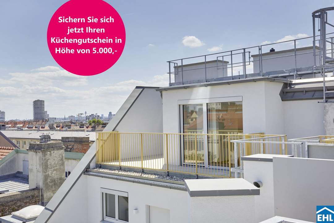 Weitblick investieren: Exklusive Dachgeschoß-Vorsorgewohnungen mit 360°-Ausblick in Top-Lage der Stadt