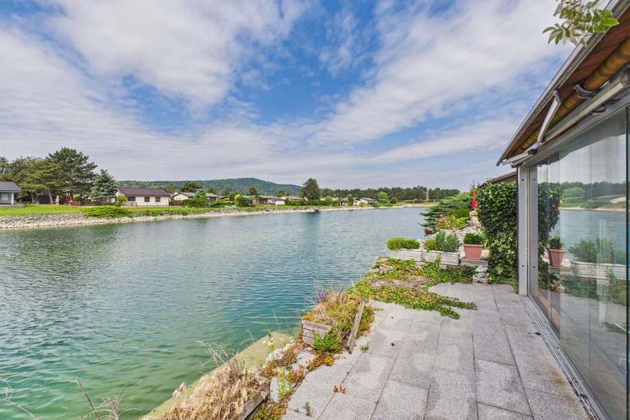 Sanierungsbedürftiger Seebungalow direkt am Wasser, Haus-kauf, 80.000,€, 2413 Bruck an der Leitha