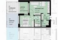 Top Neubau-Wohnung 39m² mit Garten, Terrasse, U-Bahn Nähe, Tiefgarage im 22. Bezirk!