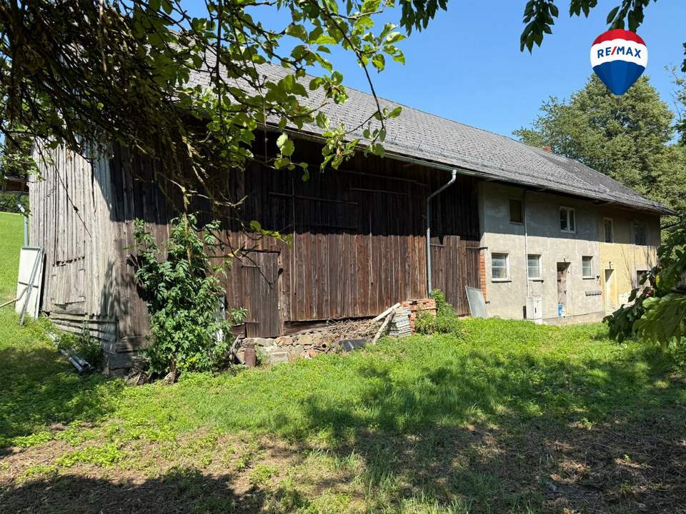Sacherl in Alleinlage - mit 5000 m² Obstbaumwiese und Wald