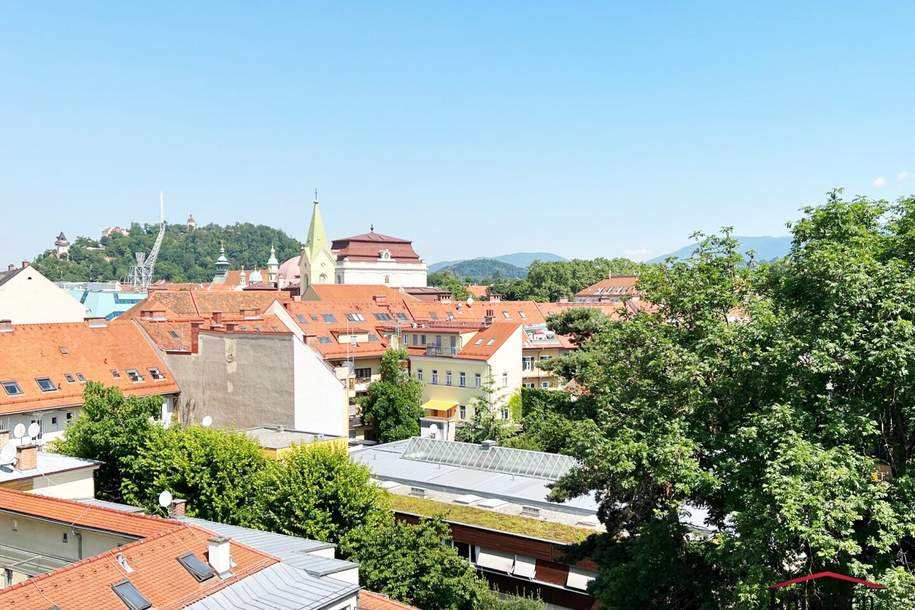 TOPLAGE - Helle 2-Zimmerwohnung mit Balkon mit tollem Ausblick, Wohnung-miete, 935,99,€, 8010 Graz(Stadt)