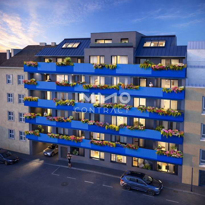 Designstarke 2-Zimmer-Wohnung in Döblings Toplage