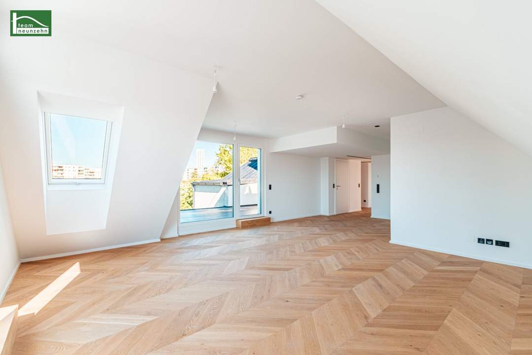 Exklusives Penthouse mit 5 Terrassen in Bestlage des 22. Bezirks