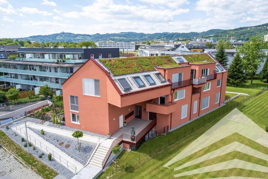 3 Zi. Gartenwohnung im Maisonette-Stil mit 2 Bädern! Ab sofort beziehbar, Wohnung-kauf, 450.512,€, 4020 Linz(Stadt)