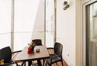 Exklusive 3-Zimmer-Altbauwohnung mit Innenhofbalkon – vollmöbliert nahe Naschmarkt