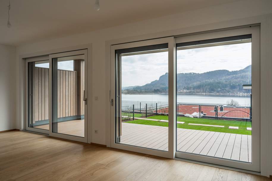 WOHNTRAUM AM SEE! - Bezugsfertige 2-Zimmer-Gartenwohnung mit eigenem Seezugang, Wohnung-kauf, 499.000,€, 9074 Klagenfurt Land