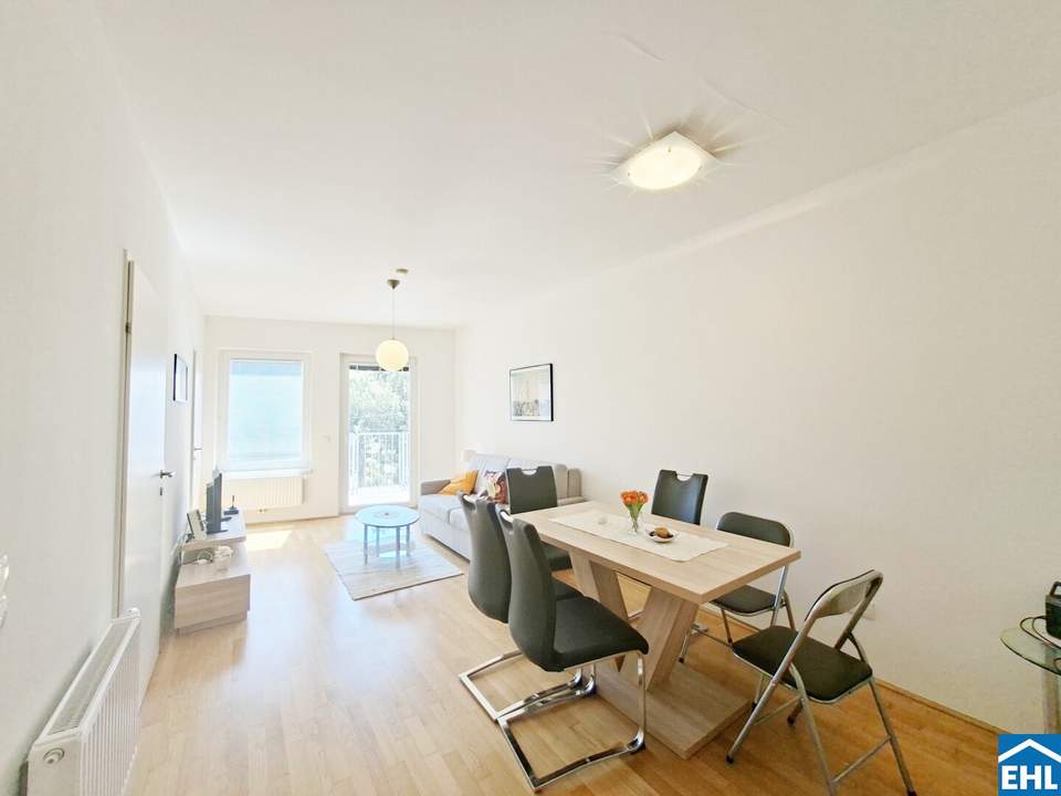 Möblierte 3-Zimmer Wohnung mit Balkon in Hackinger