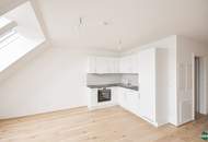 Moderne 2-Zimmer-DG Wohnung mit großer Terrasse nahe der U3 Kendlerstraße