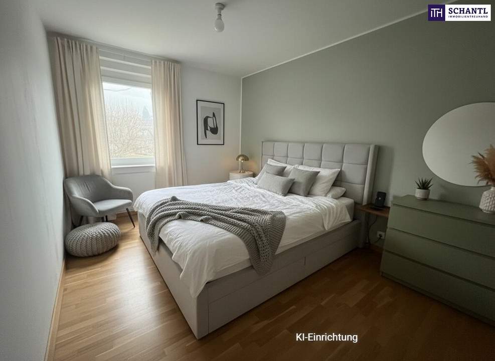 TOP INVESTMENT! Bereits VERMIETETE 3-Zimmer- Wohnung mit Balkon und EIGENGARTEN in Wildon! Spitzen Rendite! 187m² Garten!