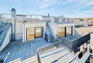 Erstbezug - Atemberaubende Dachterrasse in den Innenhof!