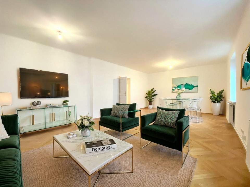 Stilvoll Wohnen in Grünruhelage: Sanierte 2-Zimmer-Wohnung im 19. Bezirk