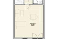 Charmante und moderne 1-Zimmer-Wohnung mit Balkon