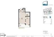 ** Wohnen auf der Schönbrunner Straße: 2 Zimmer Neubauwohnung mit Loggia - 1.OG - ab Juli 2026 - Zweitbezug **