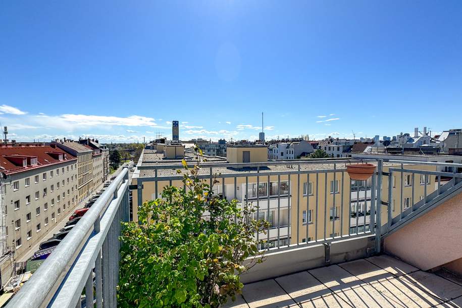 Dachgeschoßwohnung mit 2 Terrassen nahe der Gänsehäufelbrücke, Wohnung-kauf, 1.275.000,€, 1220 Wien 22., Donaustadt