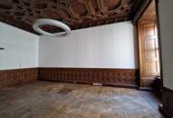 REPRÄSENTATIVE UND GROSSZÜGIG ANGELEGTE BÜRO- UND WOHNFLÄCHEN IN DEN PRUNKRÄUMEN, DER BELETAGE EINES FRÜHBAROCKPALAIS IN ZENTRALER INNENSTADTLAGE, CA. 200 METER VOM STEPHANSPLATZ ENTFERNT