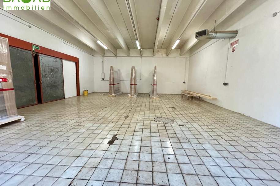 Lager- oder Werkstattfläche in Toplage bei Villach – mit Rampe & Parkplätzen, Gewerbeobjekt-miete, 705,96,€, 9581 Villach Land