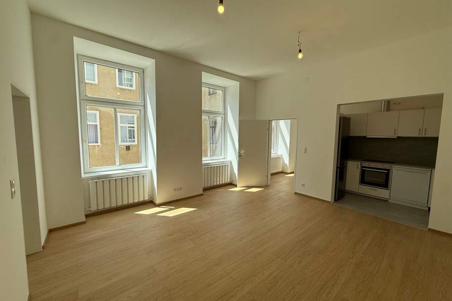 Großzügige 4-Zimmer-Altbauwohnung | 134 m² | Erstklassig saniert | U6-Nähe, Wohnung-miete, 2.000,00,€, 1160 Wien 16., Ottakring