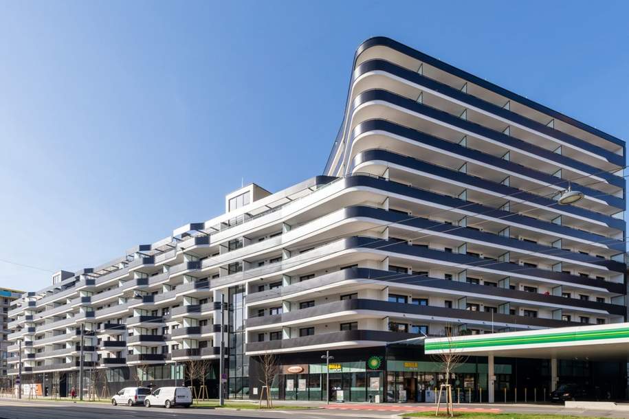 Neubau Erstbezug - Dachgeschoss mit Hofseite und Terrasse, Wohnung-kauf, 380.000,€, 1100 Wien 10., Favoriten