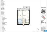 Seestadt Aspern - Perfekt aufgeteilte 2-Zimmer Wohnung nahe U2!